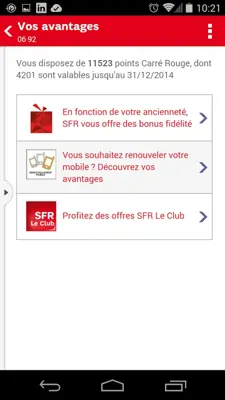 SFR Ma Ligne android App screenshot 0